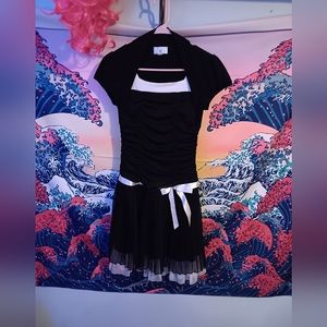 iz byer california black-n-white dress